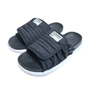 Nike Asuna Women's 9 Slip On Slides Black White Oreo Panda Sandals